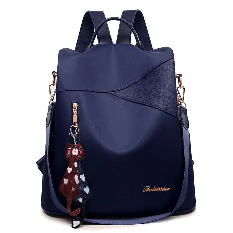 Fashion Backpack Women Waterproof Oxford Cloth School Bags for Teenage Girls Casual Ladies Shoulder Bags Large Travel Backpack