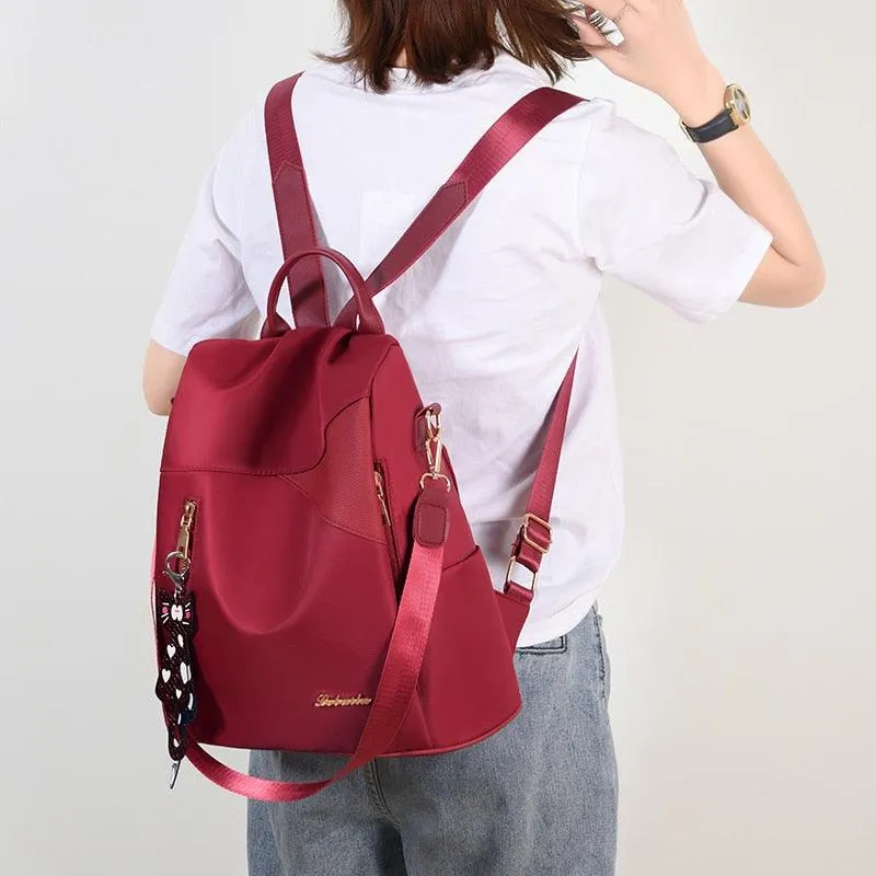 Fashion Backpack Women Waterproof Oxford Cloth School Bags for Teenage Girls Casual Ladies Shoulder Bags Large Travel Backpack