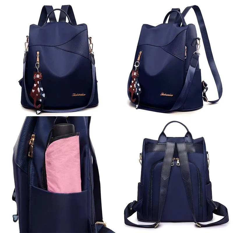 Fashion Backpack Women Waterproof Oxford Cloth School Bags for Teenage Girls Casual Ladies Shoulder Bags Large Travel Backpack