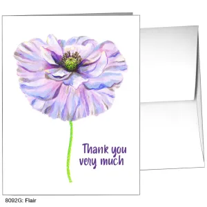 Flair, Greeting Card (8092G)