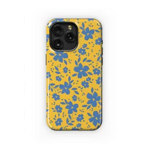 Floral Pattern Yellow  Phone Case iPhone Samsung Cover Pixel 2362