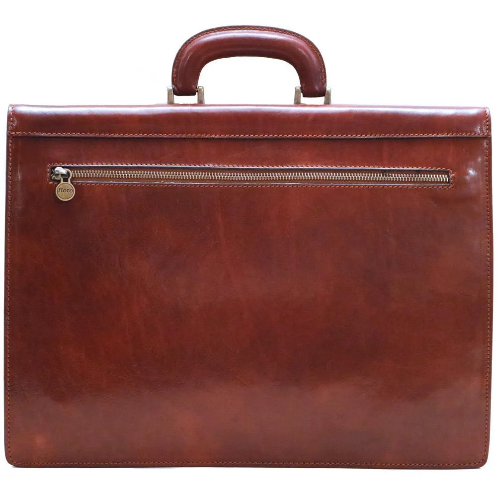 Floto Leather Venezia Combo Briefcase