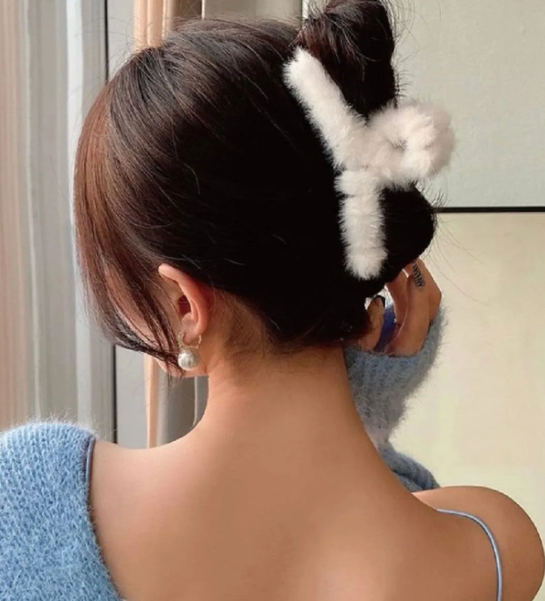 Fluffy Claw Clips