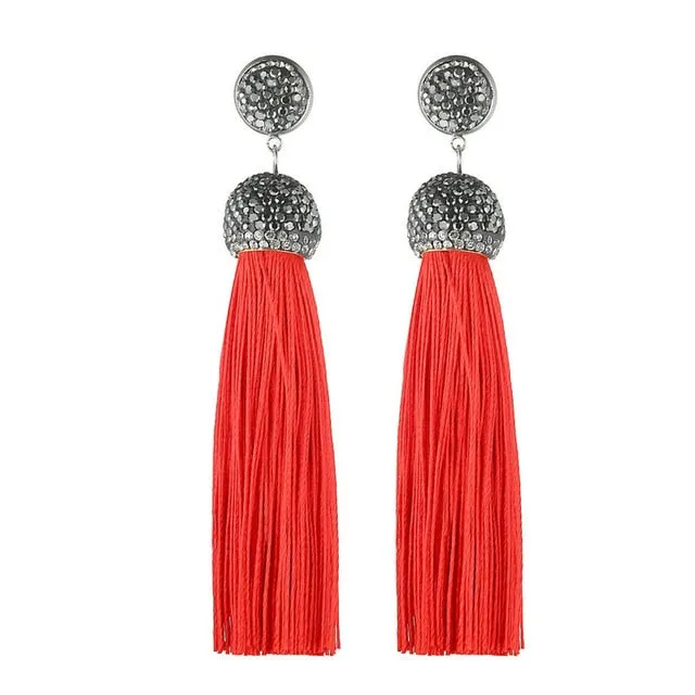 FRINGE EARRINGS