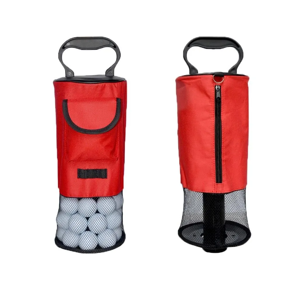 Golf Ball Retriever Portable Pocket Pick-up Shag Bag