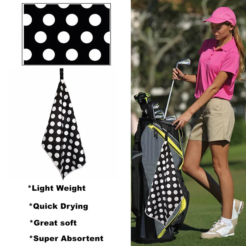 Golf Towel Printed 14X42 Inch With Grommet Clip 1 Pack Flag