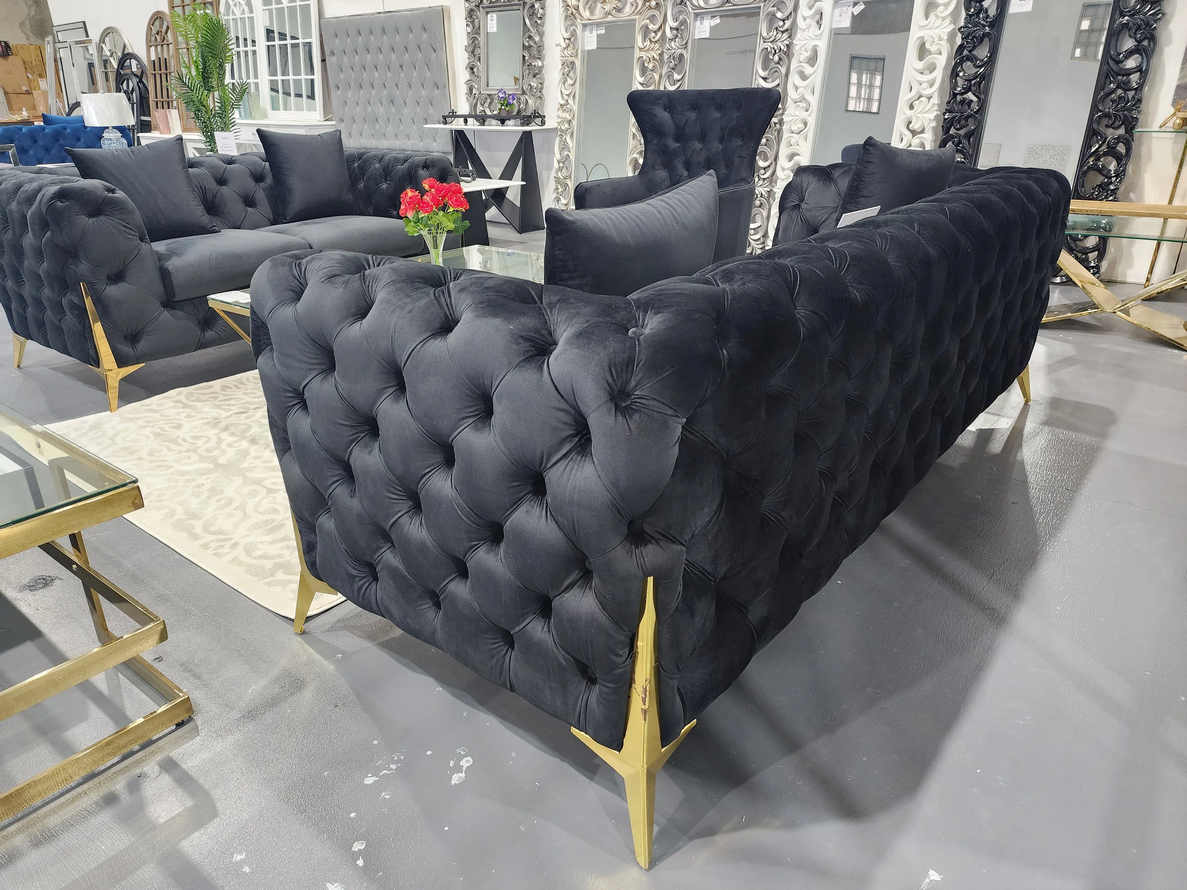 GRAND Tufted Range Lounge Set - 5 Colours Available