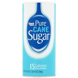 Great Value Pure Cane Granulated Sugar, 20 oz