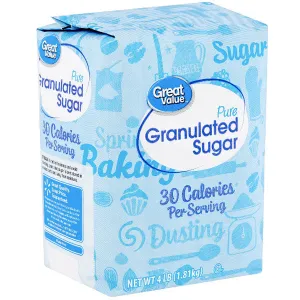 Great Value Pure Granulated Sugar, 4 lb