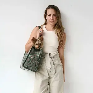 Green Luxury Dog Carrier