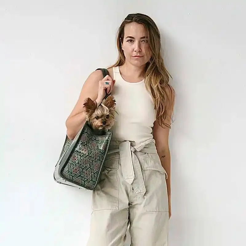 Green Luxury Dog Carrier