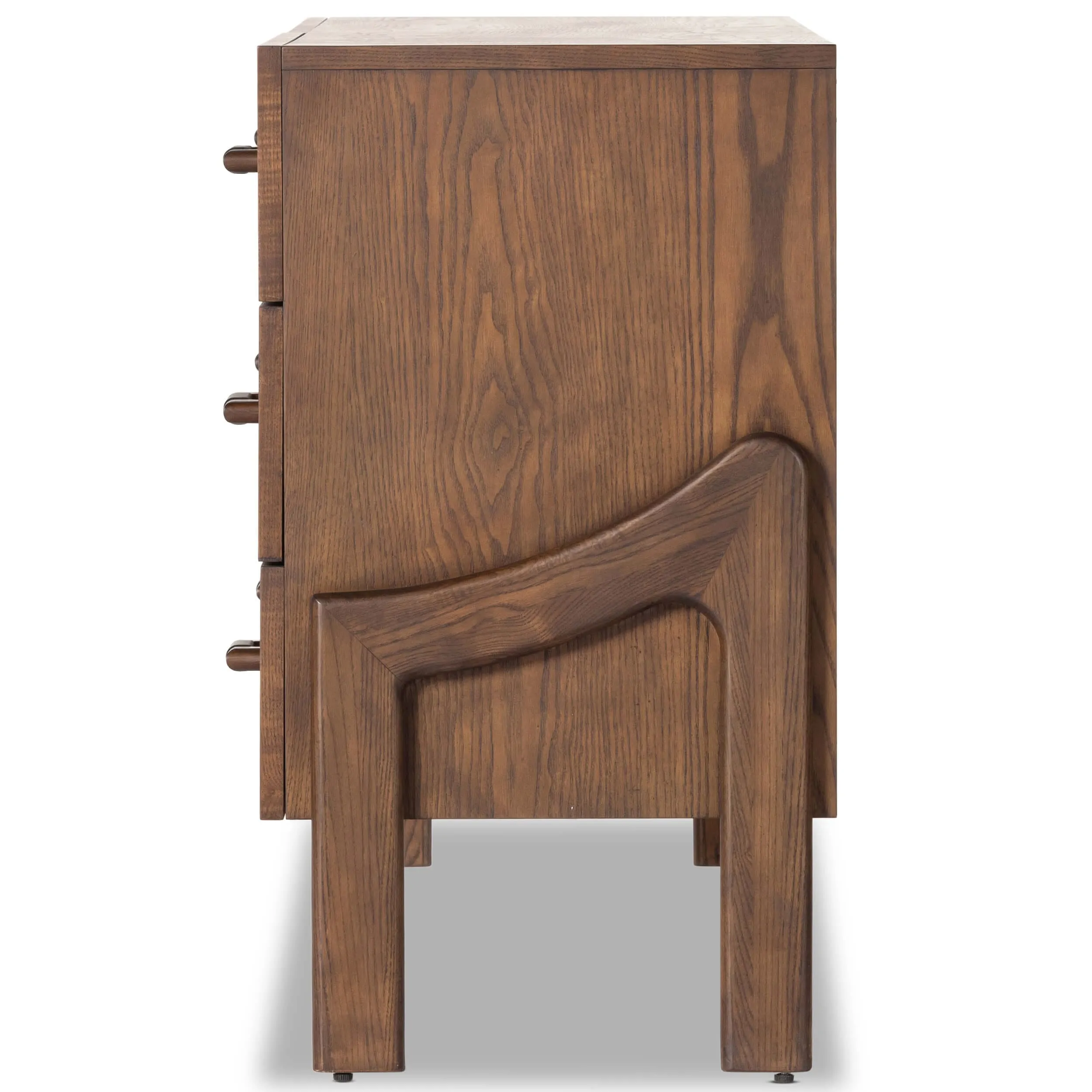 Halston 6 Drawer Dresser, Brown Ash