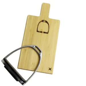 Hunt Seat Paper Co. Stirrup Bamboo Mini Charcuterie