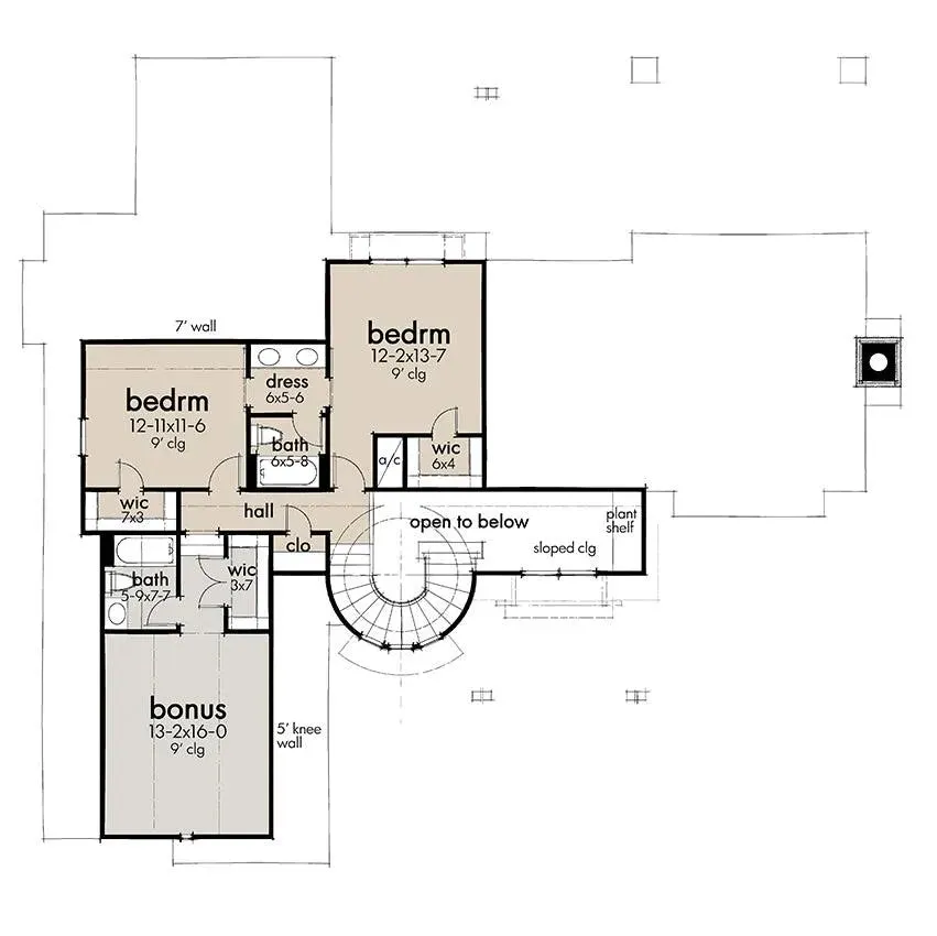 Inviting House Plan: 2,425 sq ft with Bonus Room and Spacious Lanai