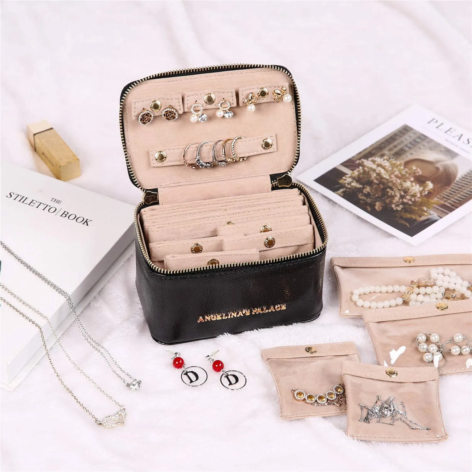 Jewelry Organizer Case  Black