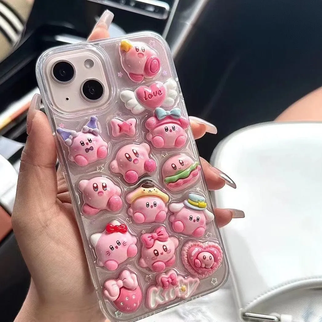 Kawaii Kirby iPhone Case