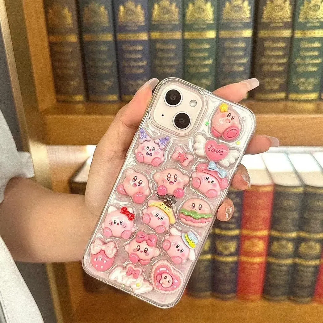 Kawaii Kirby iPhone Case