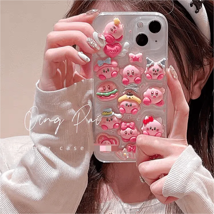 Kawaii Kirby iPhone Case