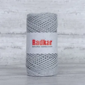 Light grey 100 2mm cotton cord