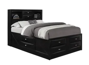 Linda Black King Bed - Spacious Bed Frame