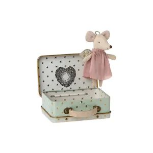 Maileg little guardian mouse in suitcase