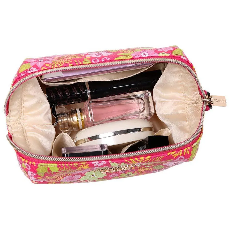 Makeup Bag Blossom Fuschia