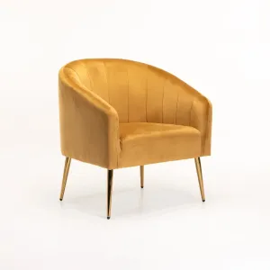 Marinda Velvet Occasional Chair