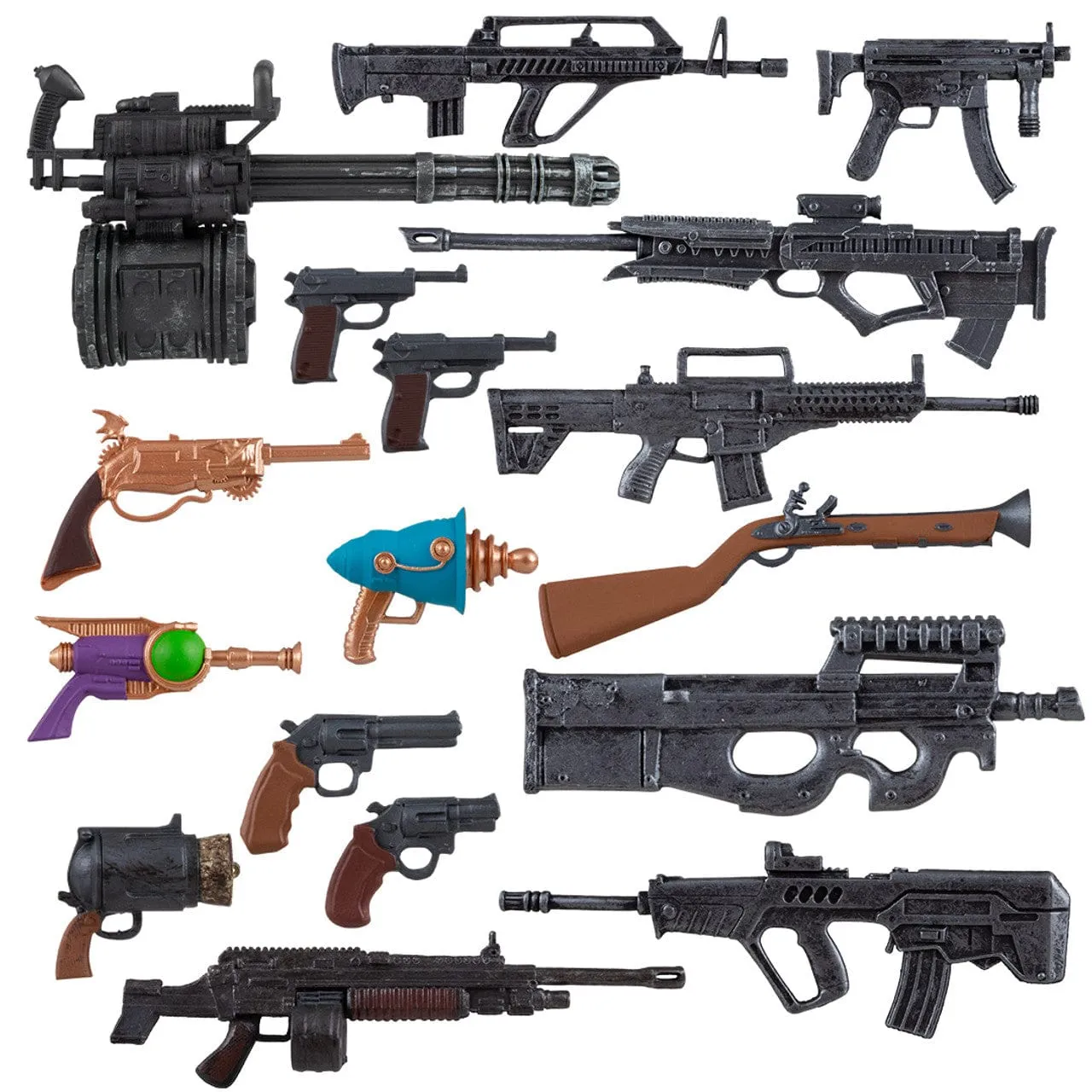 McFarlane Toys Accessory Pack #2 Weapons Guns 17 Piece for 7-inch 1:10 Scale