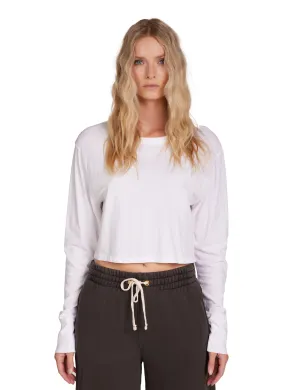 Mert Long Sleeve Crop Tee