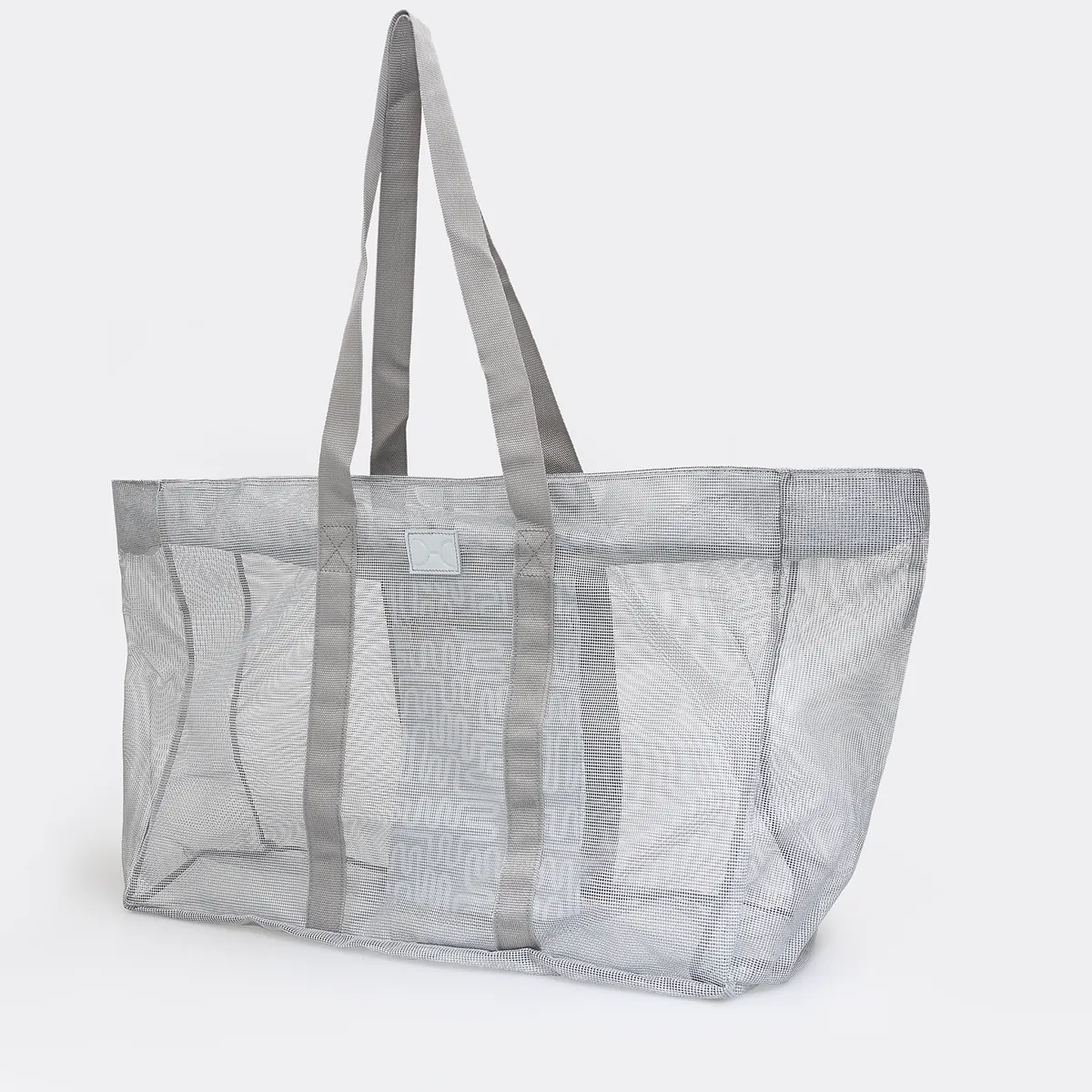 Meshie Jumbo Beach Bag SILVER