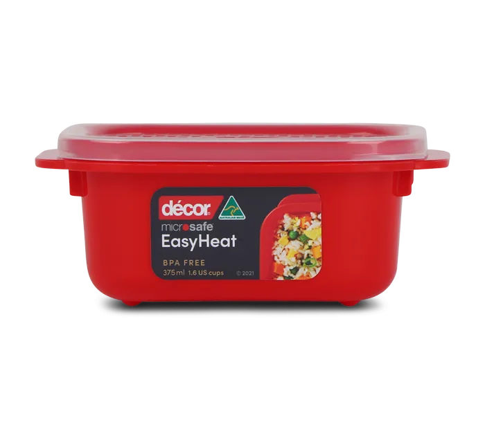 Microwavable Container, Oblong, 375ml