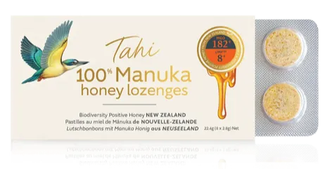 Mānuka Honey Lozenges UMF™ 8  (MGO 182 ) 8 Lozenges