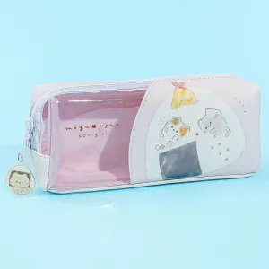 Mogunyan Cat Onigiri Pencil Case