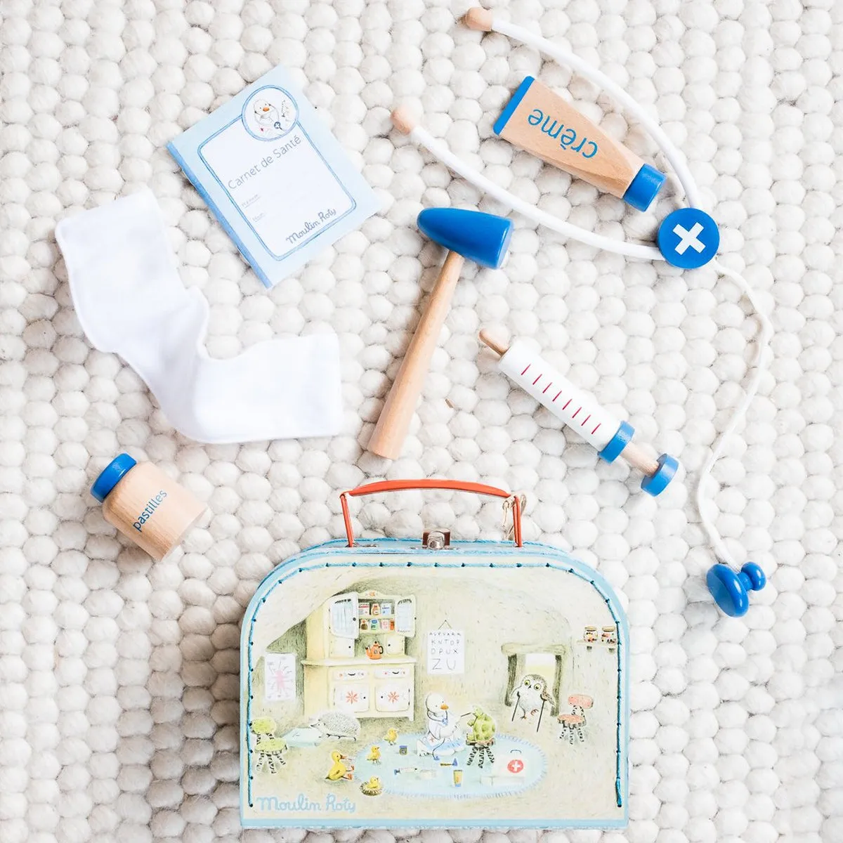 Moulin Roty doctor kit in suitcase