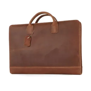 Multifunctional Leather Briefcase for Business