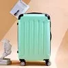 New Arrival Customized luggage set with Universal wheels travel bags trolley case ABS Suitcase travel case