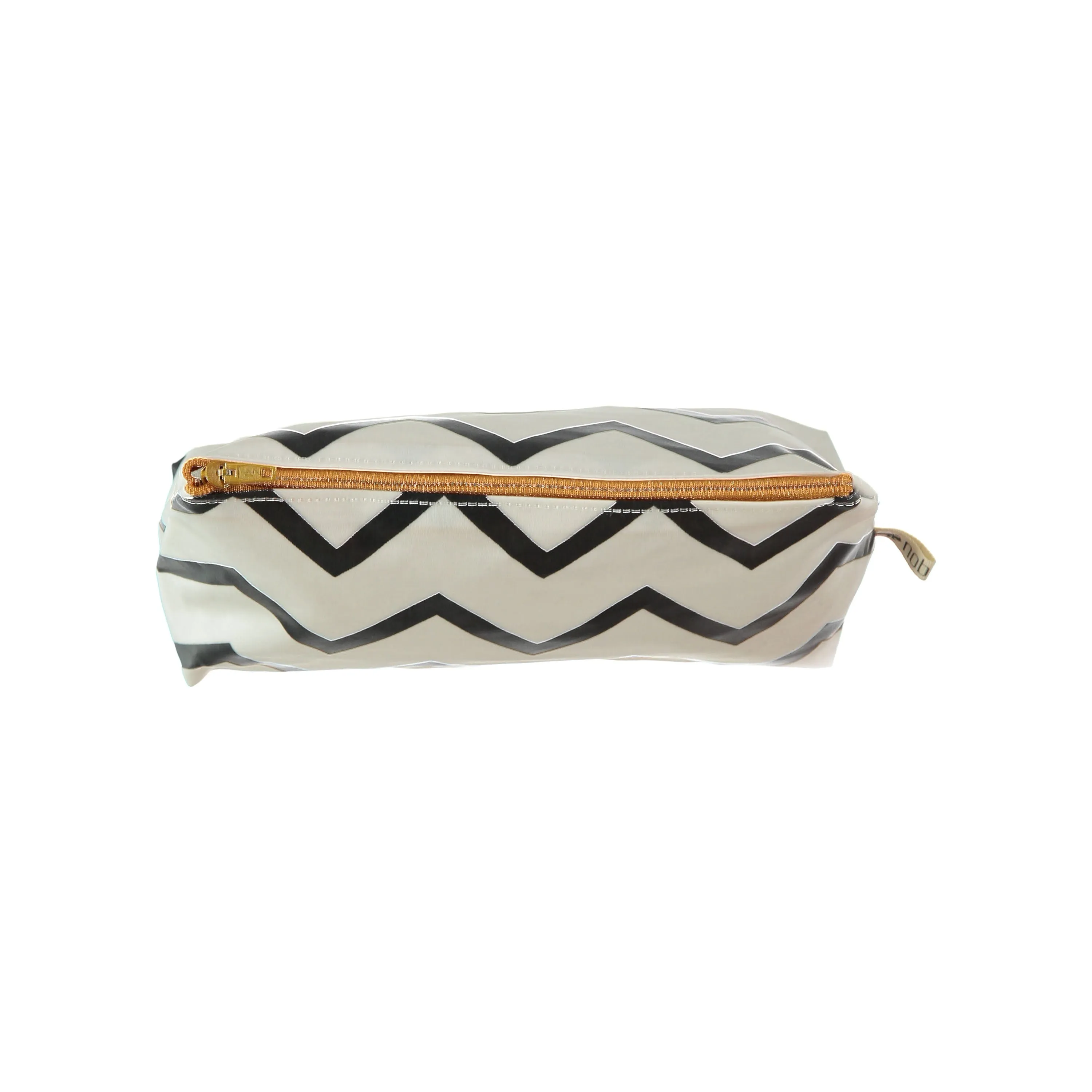 nobodinoz Pencil Case Capri Zigzag Black