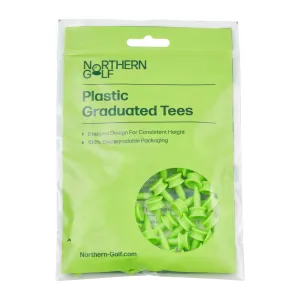 Northern Golf Lime Plastic Graduated Tees