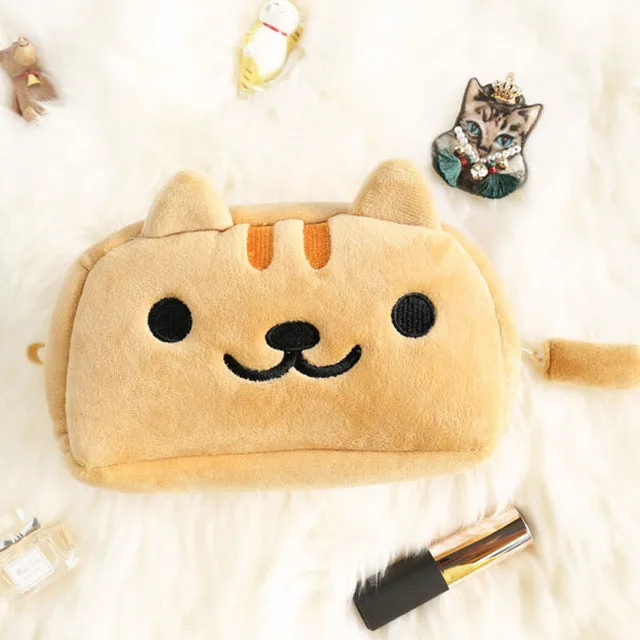 Nyanko Plush Pencil Case