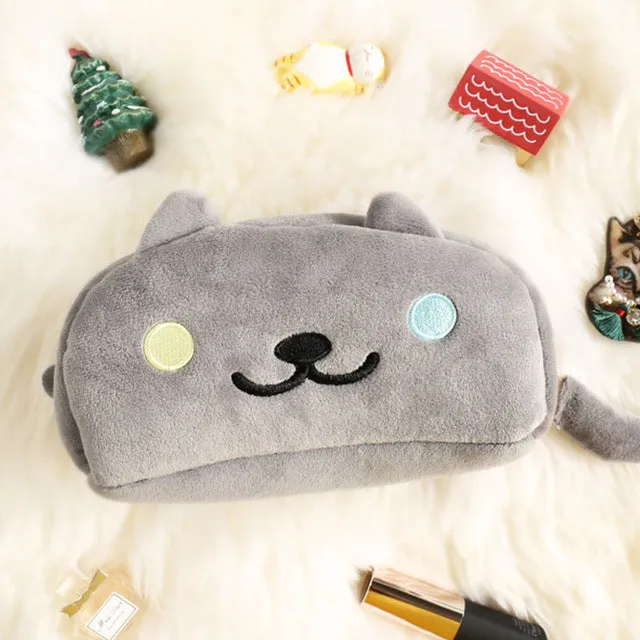 Nyanko Plush Pencil Case