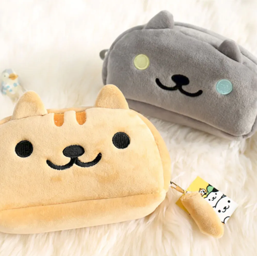 Nyanko Plush Pencil Case