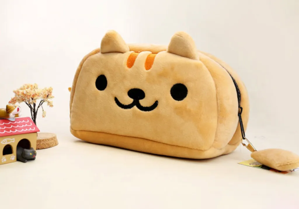 Nyanko Plush Pencil Case