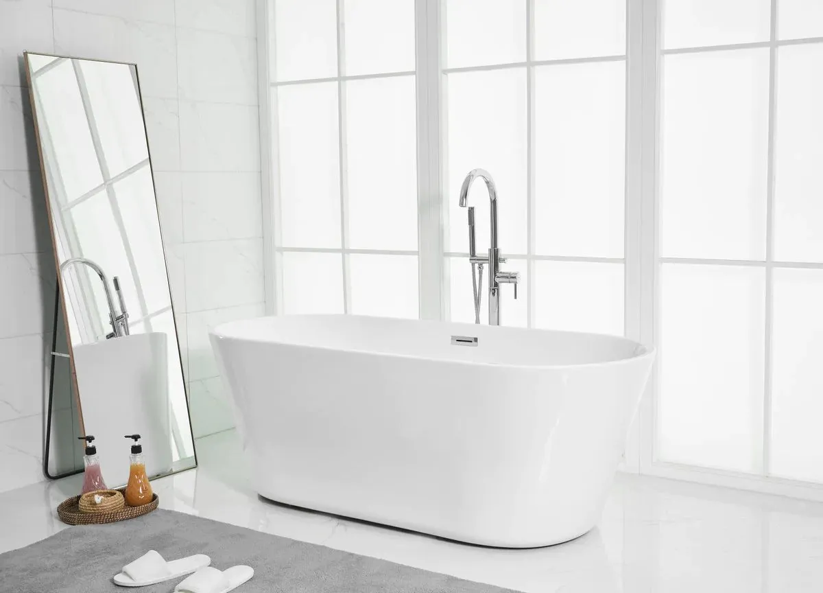 Odette 65" Soaking Roll Top Bathtub