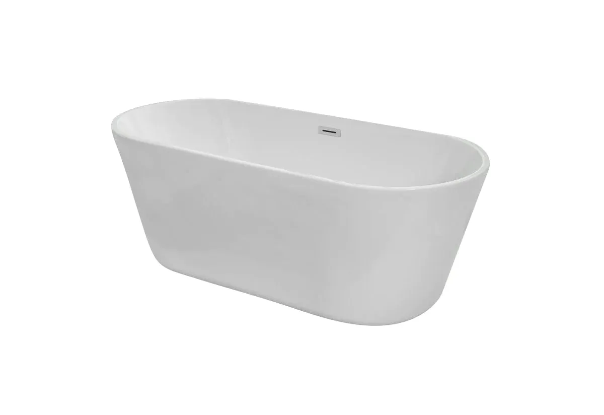 Odette 65" Soaking Roll Top Bathtub