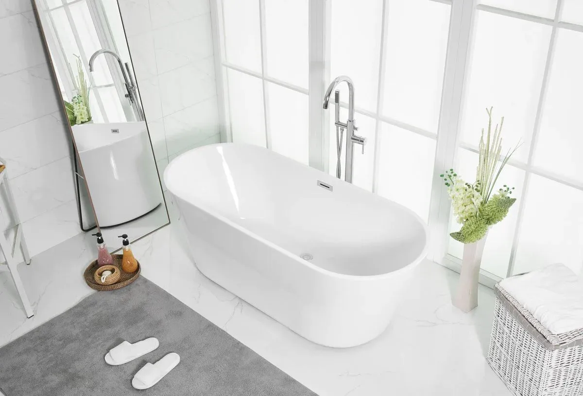 Odette 65" Soaking Roll Top Bathtub