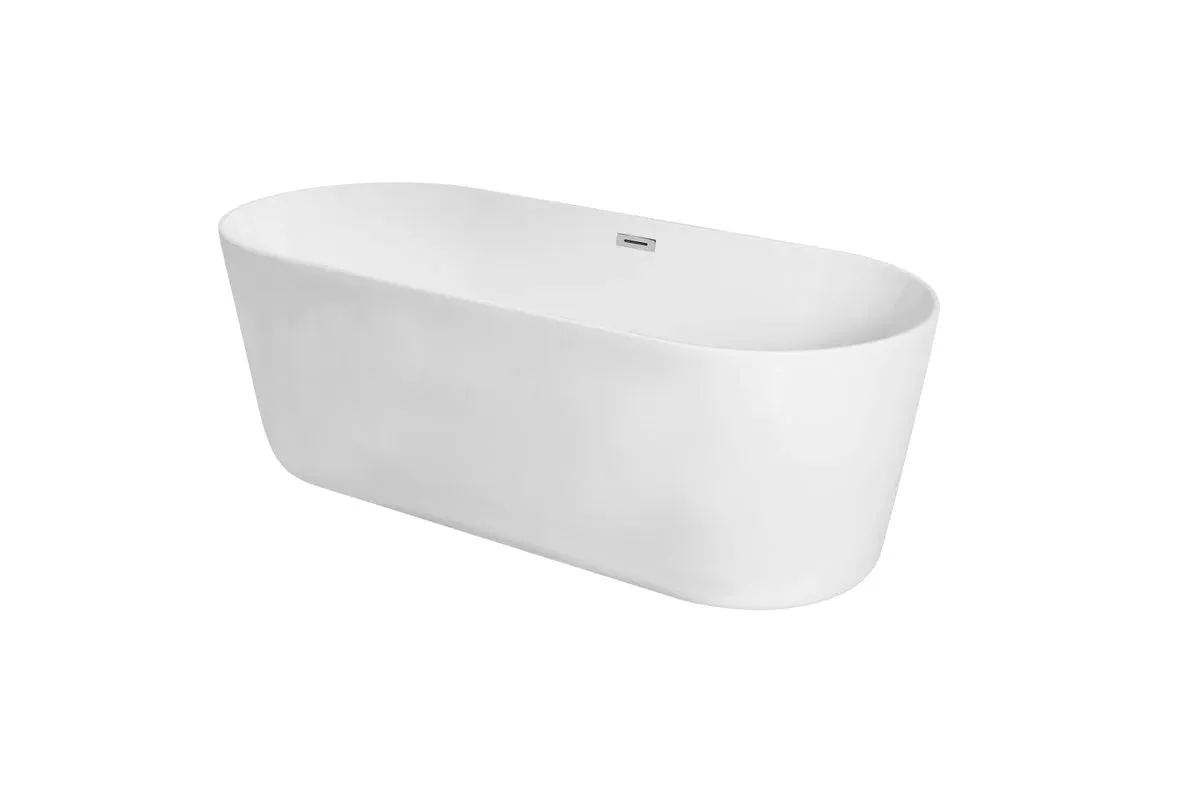 Odette 71" Soaking Roll Top Bathtub