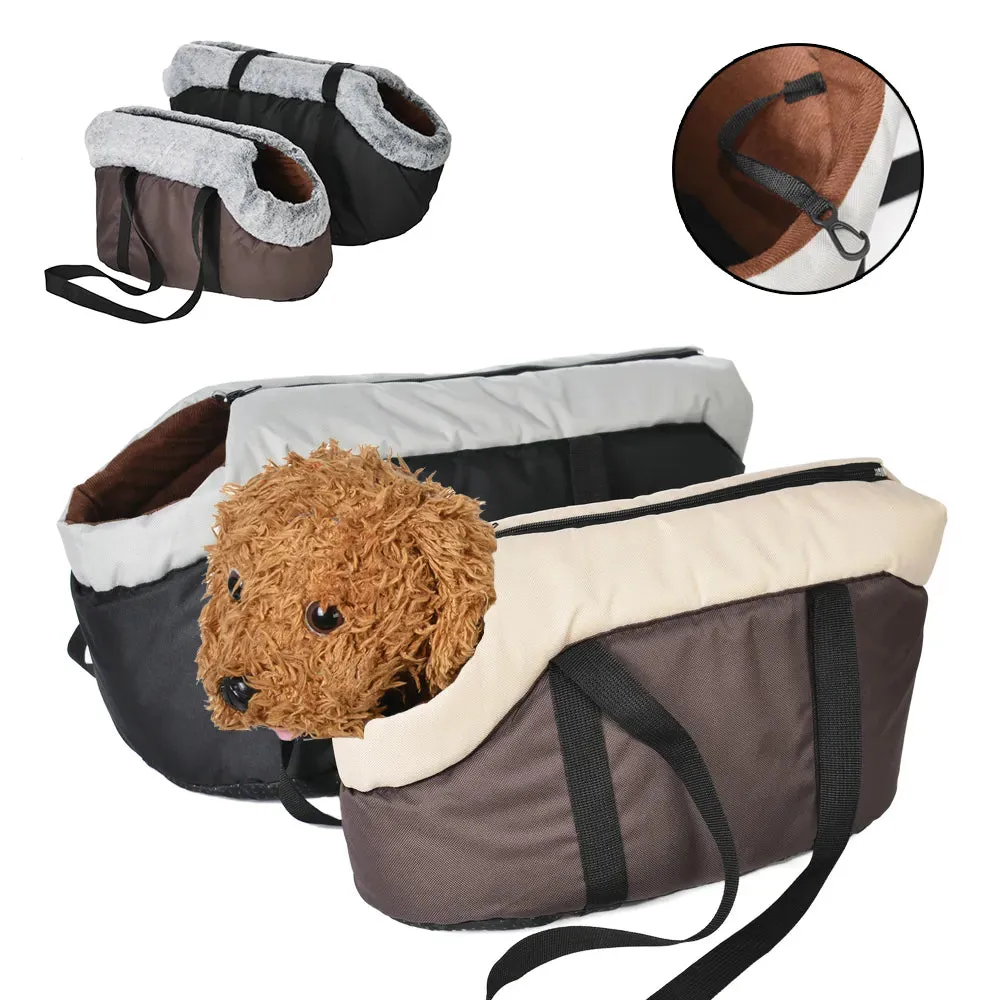 On-the-Go Comfort for Small Dogs and Cats: Portable and Warm Outdoor Travel Dog Carrier Bags - Perfect for Chihuahuas, Yorkies, and More