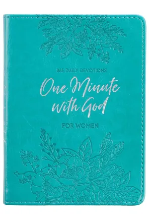 One Minute With God LuxLeather Devotional for Women