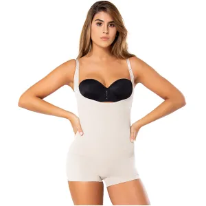 Open Bust Tummy Control Bodysuit Fajas Colombianas Diane & Geordi DJ10L4