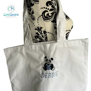 Panda Tote / Shopper Bag - Personalised